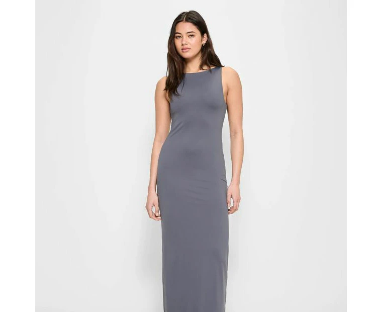 Body Boat Neck Midi Dress - Lily Loves