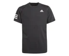 Adidas Boys Club 3-Stripe Tee - Black/White