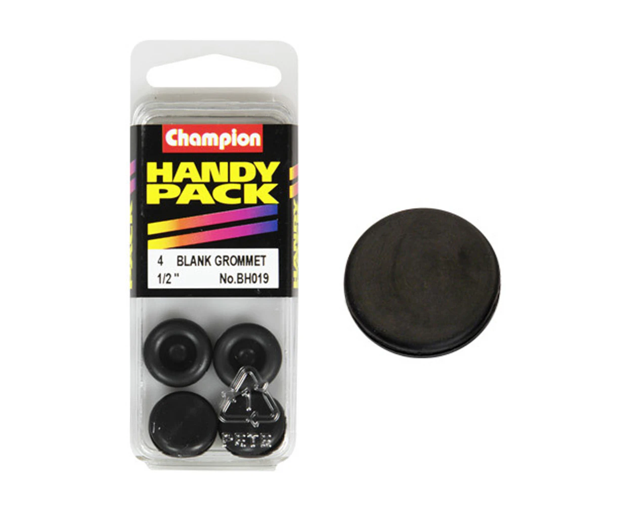 Champion Fasteners BH019 Rubber Blanking Grommets 1/2 in. Pack of 4