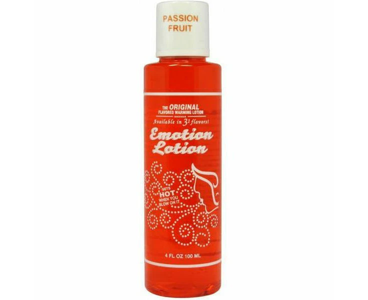 Passion Pleasure Emotion Lotion Water Based Warming Flavored Lubricant, Model Ppel 0038, For All Genders, Intensifies Sensations, Passion Fruit Flavou