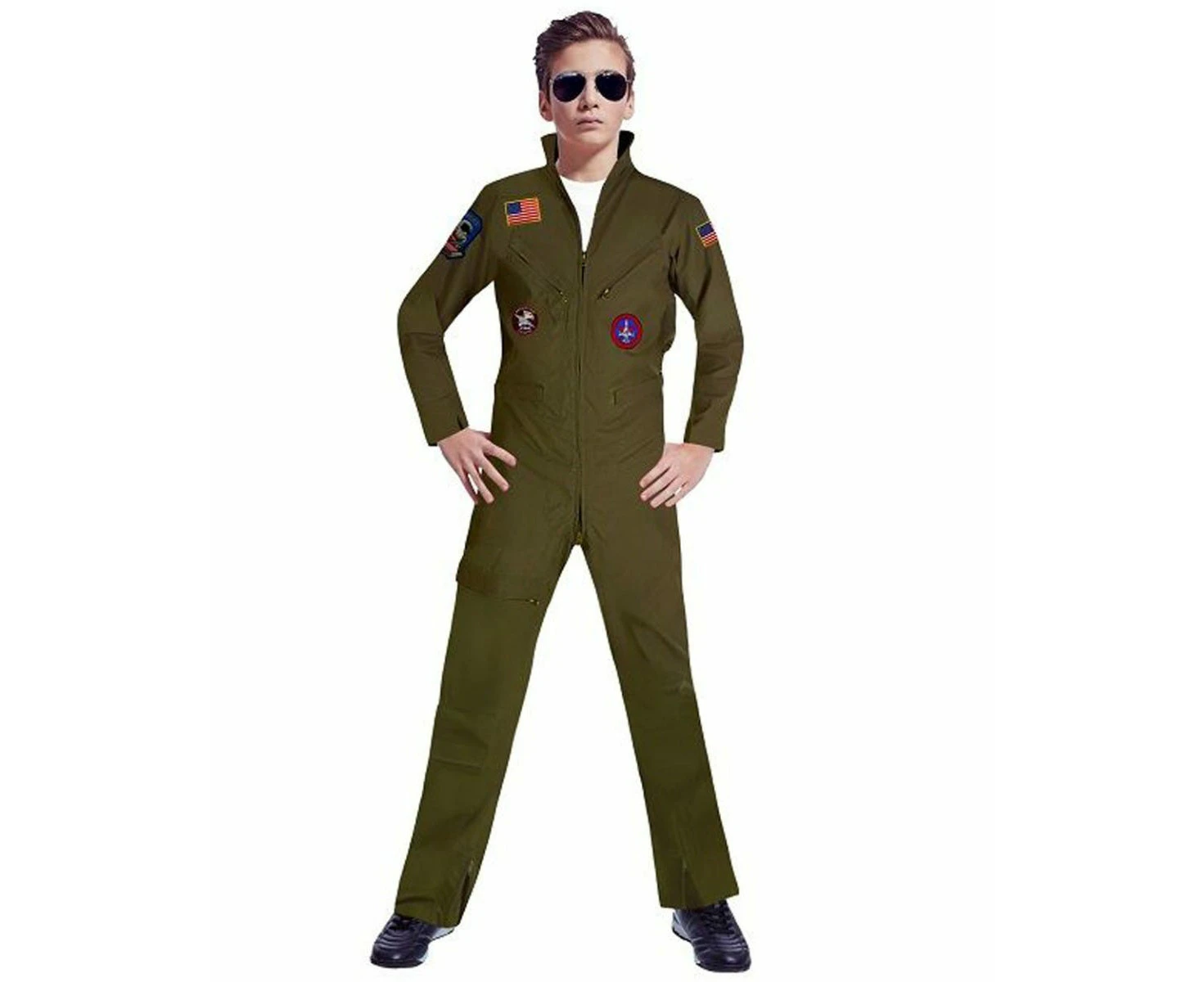 Fighter Ace Aviator Boys Costume