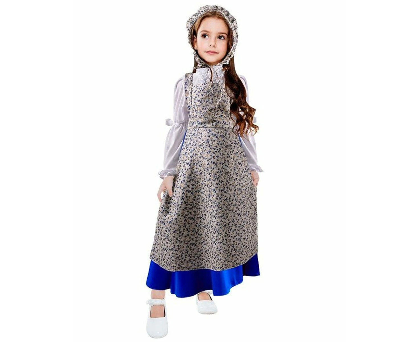 Pioneer Colonial Girls Costume