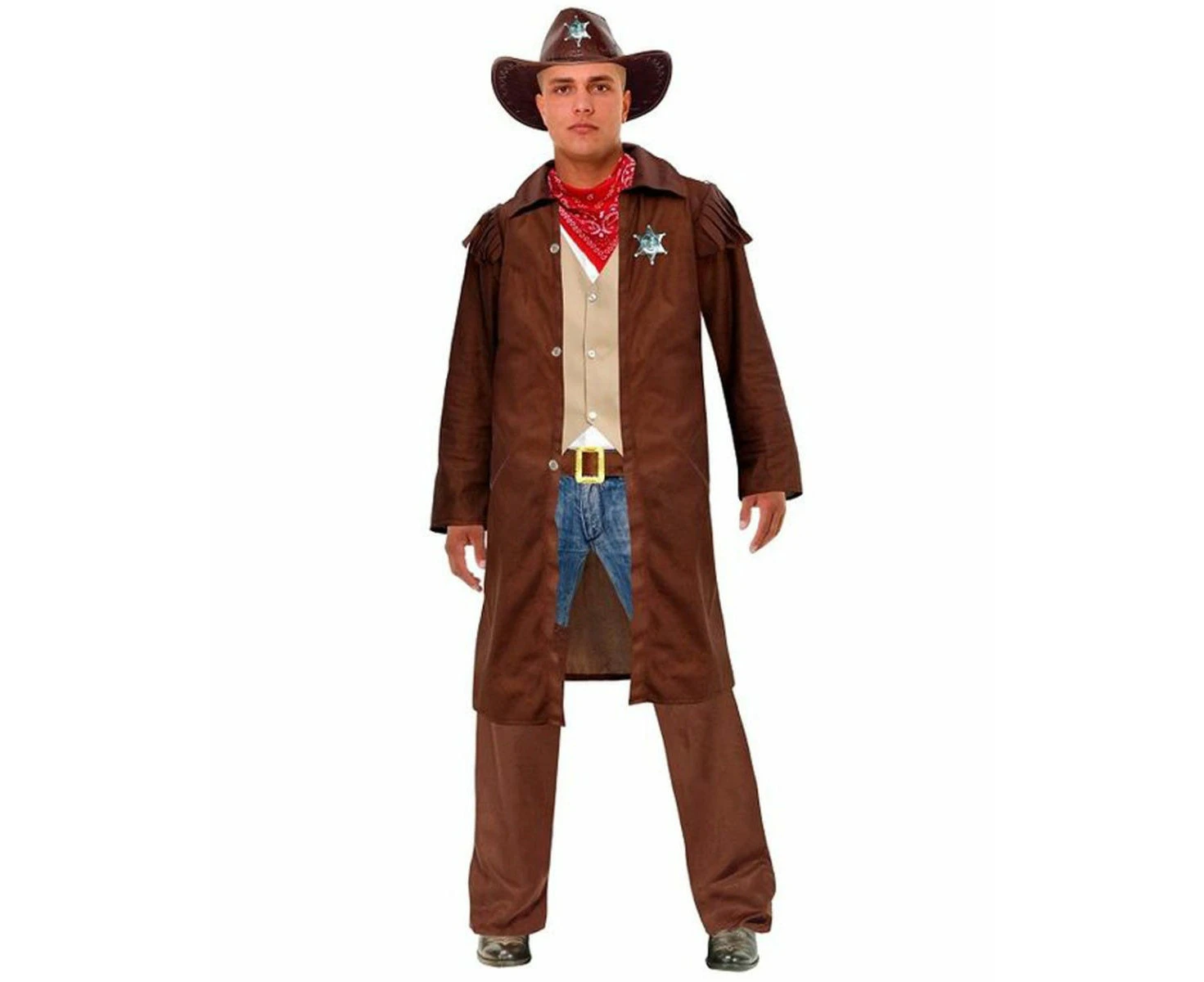 Western Sheriff Gunman Mens Costume