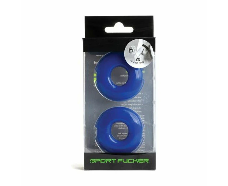 Sport Fucker Stacker Rings Cock Rings Blue