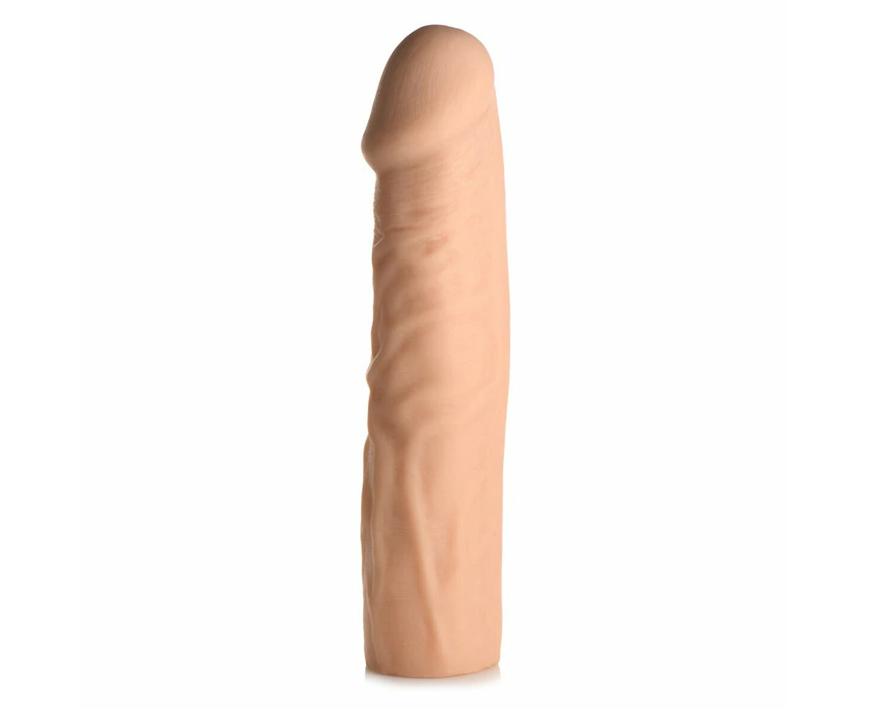 Jock Extra Long 1.5 Inch Penis Extension Sleeve - Light Skin Tone