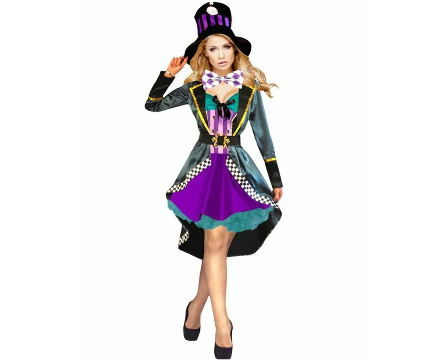 Mad Hatter Dress Up Womens Costume