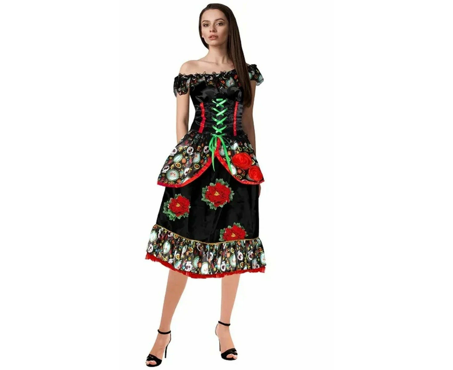 Day Of The Dead Senorita Halloween Womens Costume