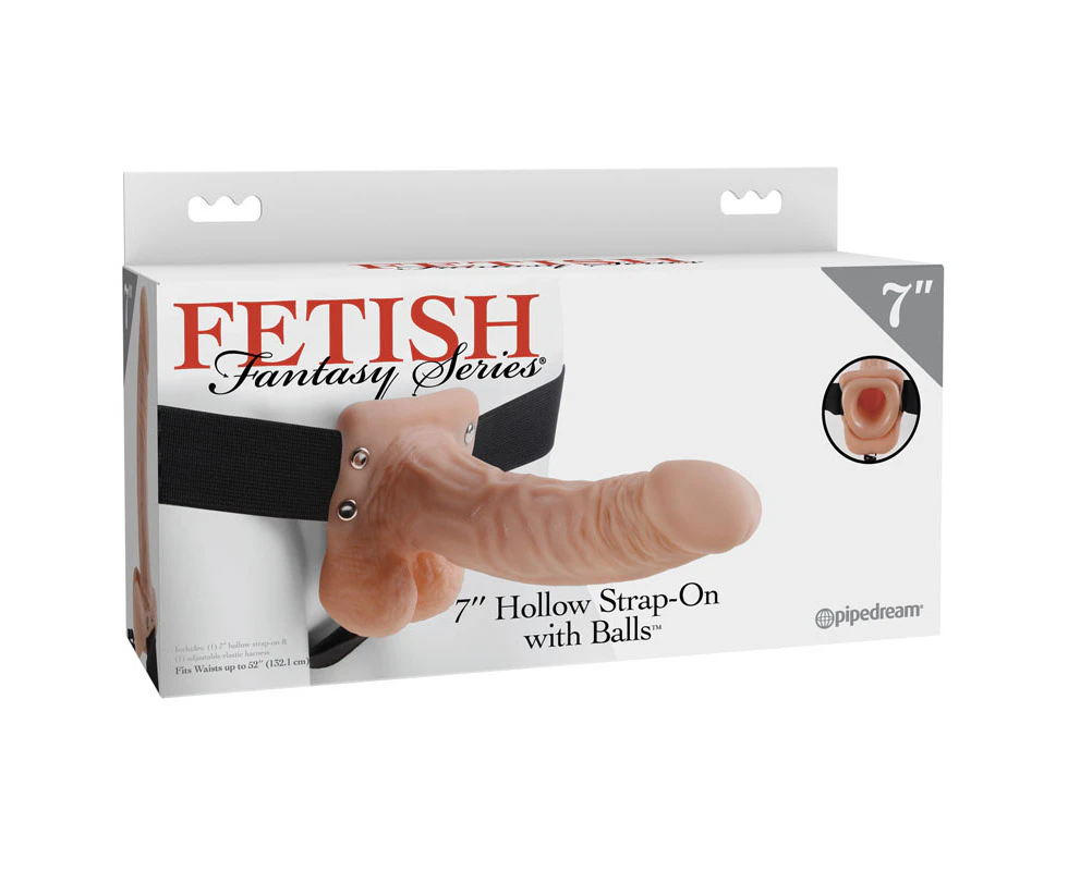 Fetish Fantasy - 7'' Hollow Strap-On With Balls