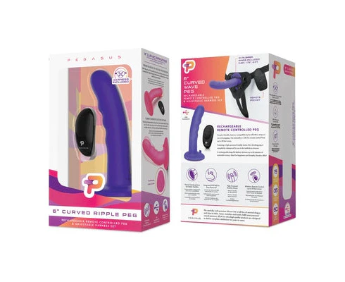 Pegasus 6 Wireless Remote Control Curved Wave Peg Harness Powerful Stimulation For Unforgettable Pleasure Model P6cwph 001 Suitable For All Genders In N/A