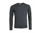 Dolce & Gabbana Dark Gray Wool Crew Neck Pullover Sweater - IT50 | L