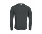 Dolce & Gabbana Dark Gray Wool Crew Neck Pullover Sweater - IT50 | L