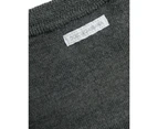 Dolce & Gabbana Dark Gray Wool Crew Neck Pullover Sweater - IT50 | L