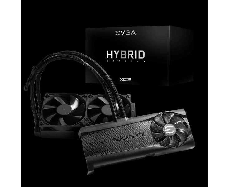 EVGA HYBRID Kit for EVGA GeForce RTX RTX 3090/3080 Ti/3080  XC3, 400-HY-1978-B1, ARGB