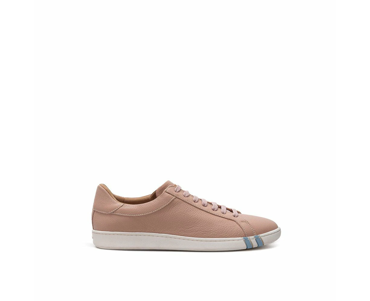 Bally Elegant Pink Leather Sneakers