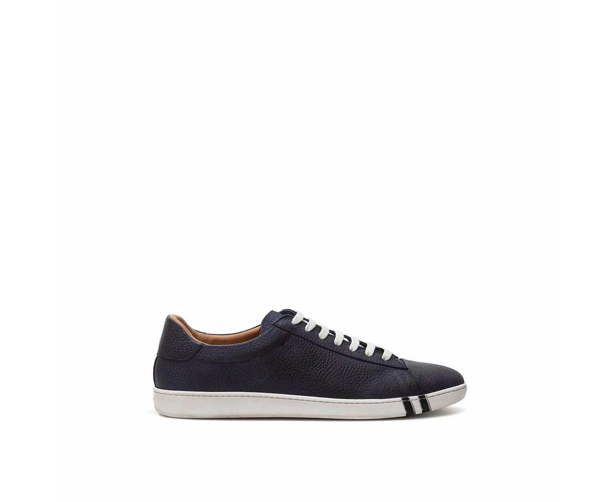 Bally Elegant Blue Leather Sneakers For Men - EU39/US6