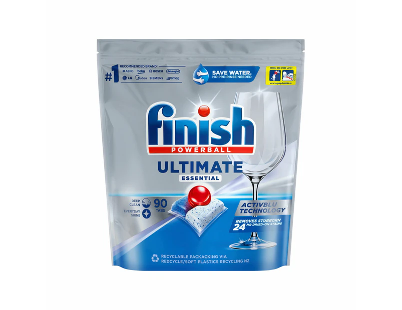 Finish Powerball 90 Pack Ultimate Essential Dishwasher Tablets