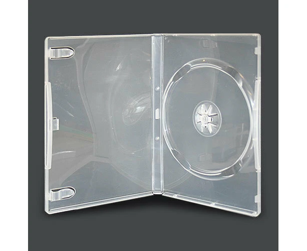 50 x Single Clear 7mm Slim Quality CD DVD Cover Cases - Slimline Spine DVD case