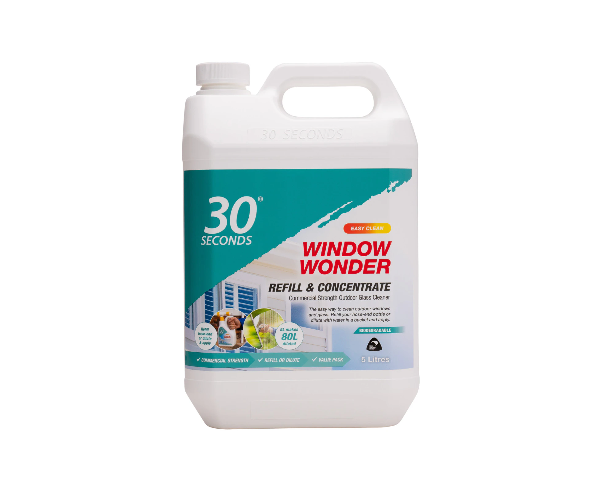 30 Seconds 5L Window Wonder Refill and Concentrate