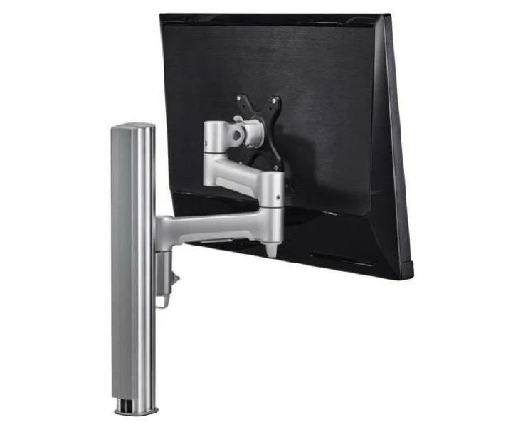 Atdec AWM Single monitor arm solution - 460mm articulating arm - 400mm post - bolt - silver