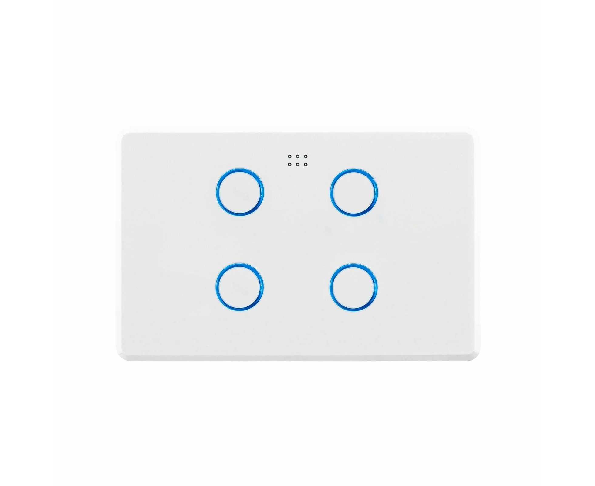 Deta Grid Connect Smart Quad Gang Touch Light Switch Gloss White