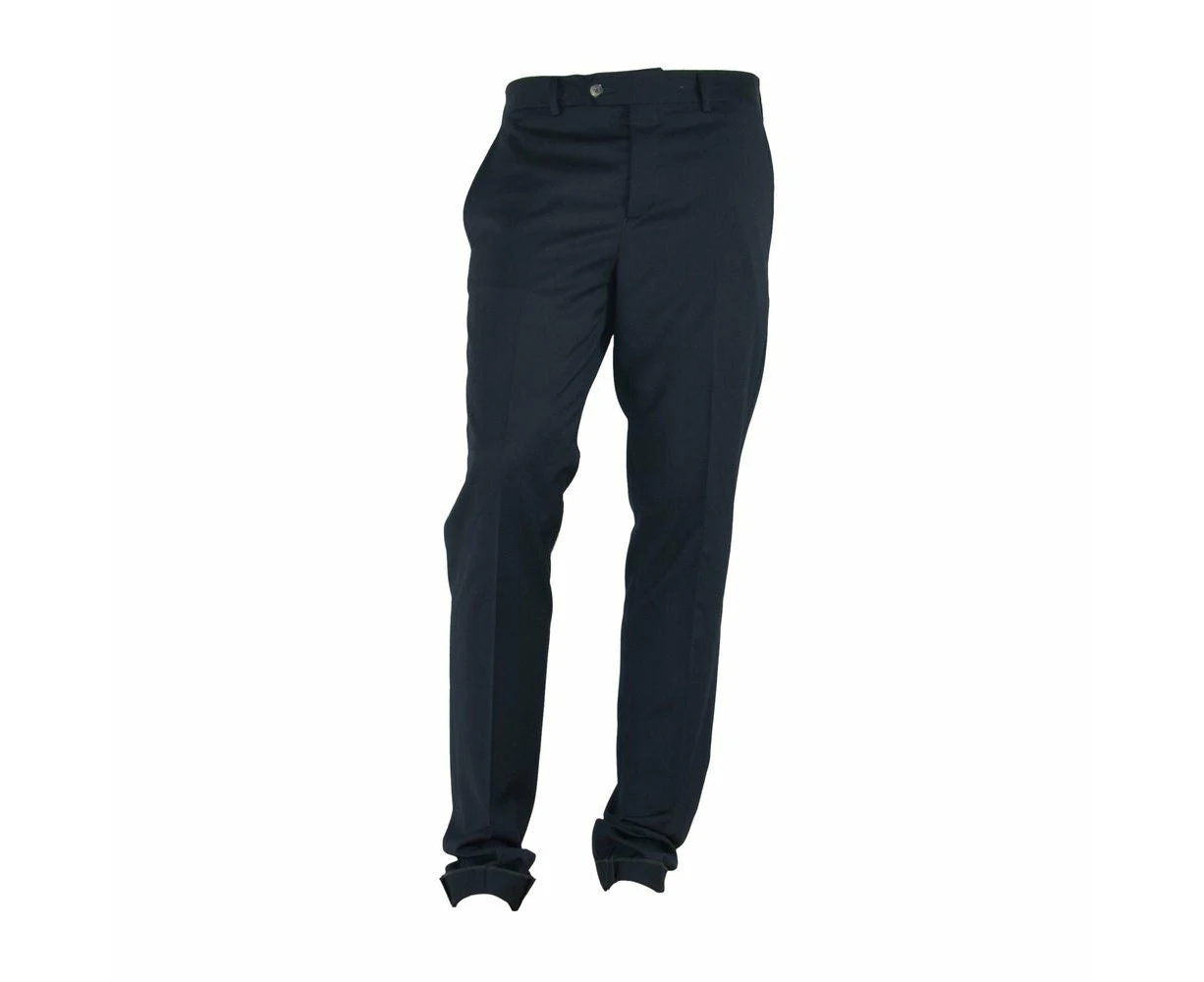 Made in Italy Elegant Black Italian Designer Trousers - IT48 | M