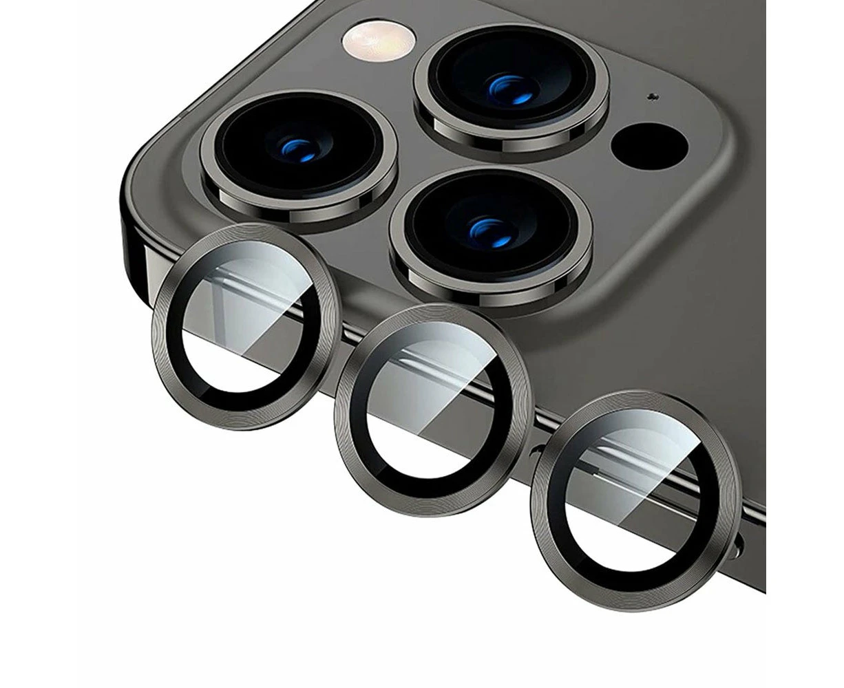 Kinglas Camera Lens Protector for iPhone - Graphite, iPhone 12 Pro Max