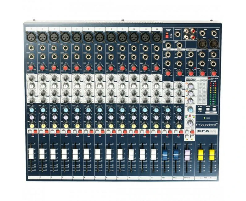 Soundcraft EFX12 12 Channel Mixer 2x Stereo Channel Mixer with Lexicon Effects