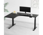 Artiss Standing Desks L-shape Motorised 160CM Black