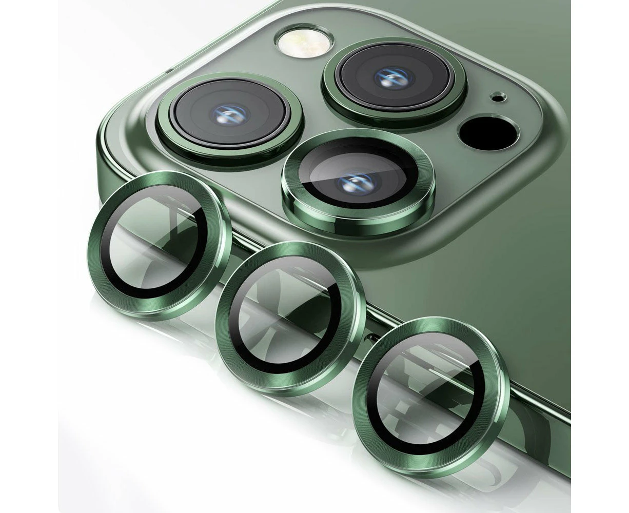 Kinglas Camera Lens Protector for iPhone - Green, iPhone 13 Pro / 13 Pro Max