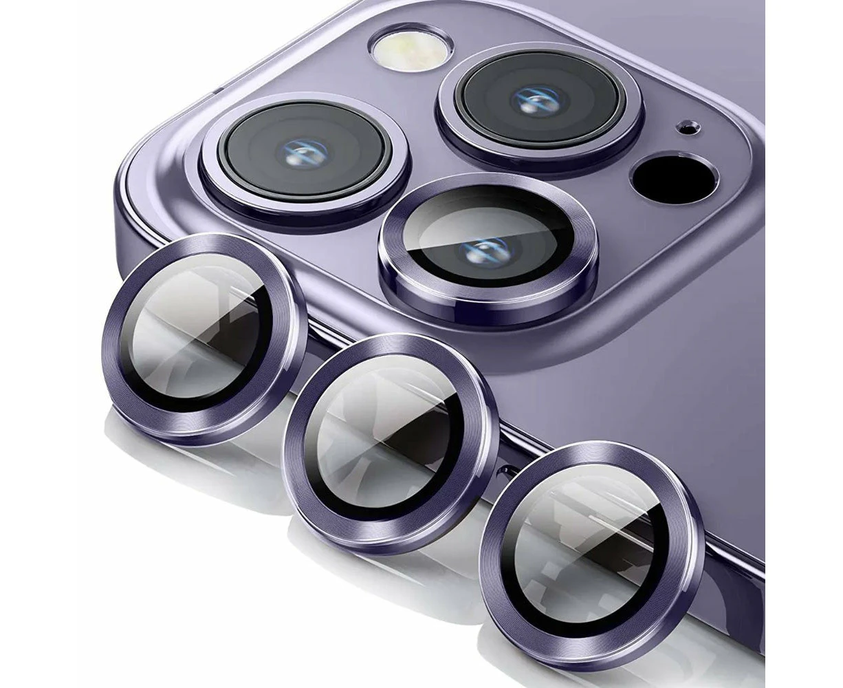 Kinglas Camera Lens Protector for iPhone - Violet, iPhone 14 Pro / 14 Pro Max