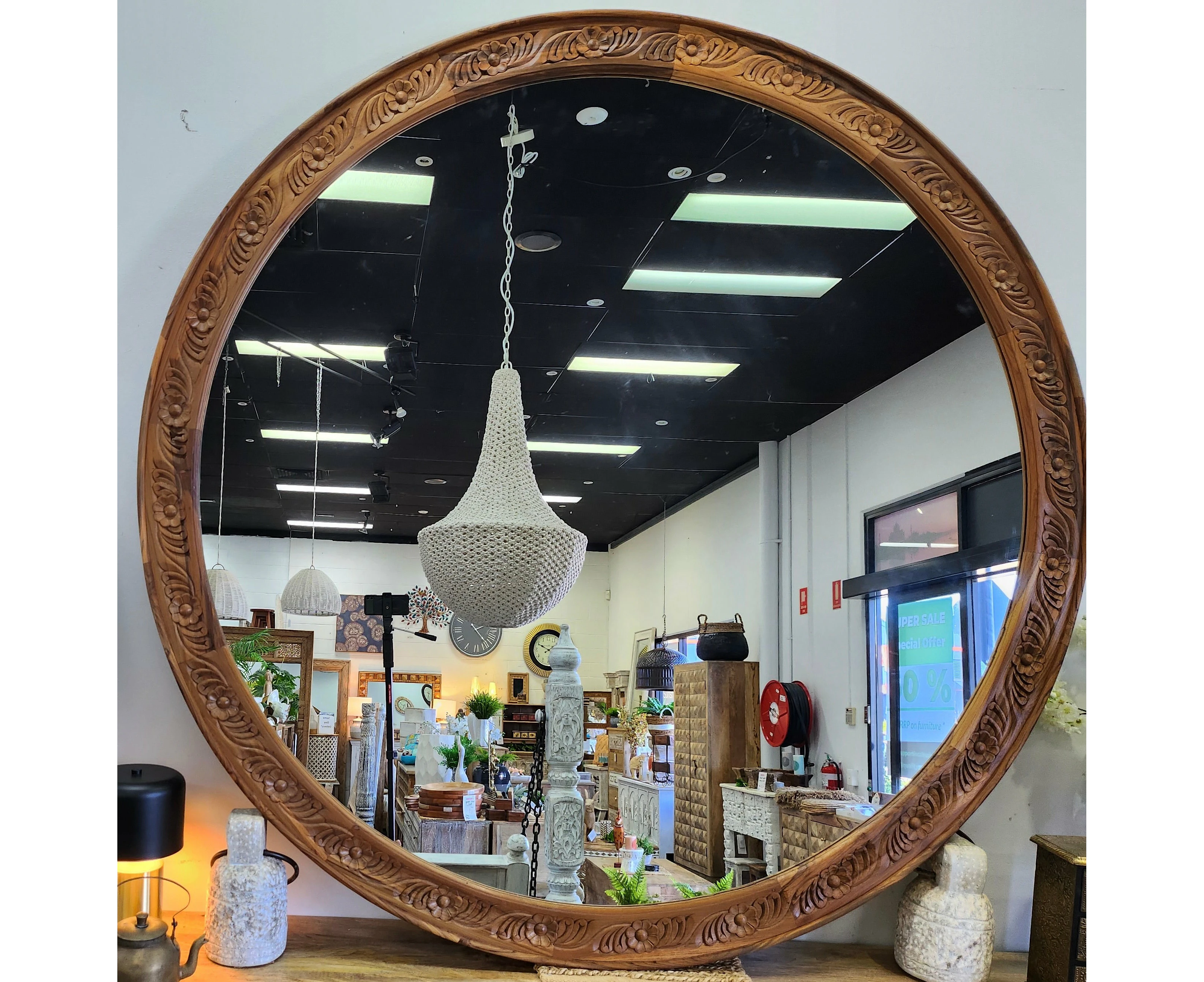 Extra Large Round Mirror