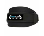 Weight Lifting Belt Body Building Fitness Gy Neoprene Waist Double Back Support M