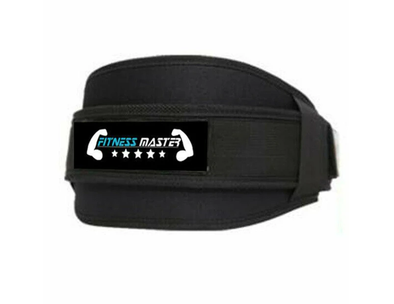 Weight Lifting Belt Body Building Fitness Gy Neoprene Waist Double Back Support M