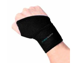 Steel Wrist Support Splint Carpal Brace Thumb Protector Wrap Strap Compression WRAP STYLE BLACK COLOUR 1PC