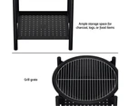 Grillz Fire Pit BBQ Grill 2-in-1 Outdoor