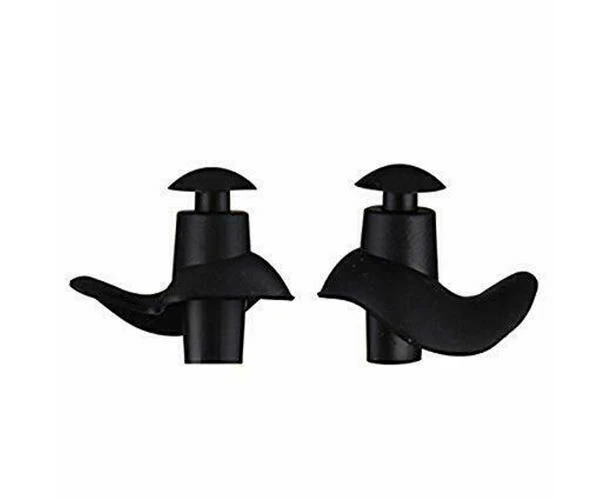 Silicone Swim Earplugs Adult Swimmer Waterproof Swimming Child Antinoise Earplug-Black