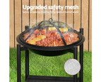 Grillz Fire Pit BBQ Grill 2-in-1 Outdoor