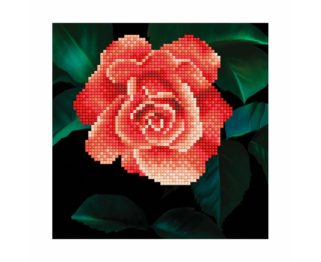 Diamond Dotz - Rose - 20 x 20 cm