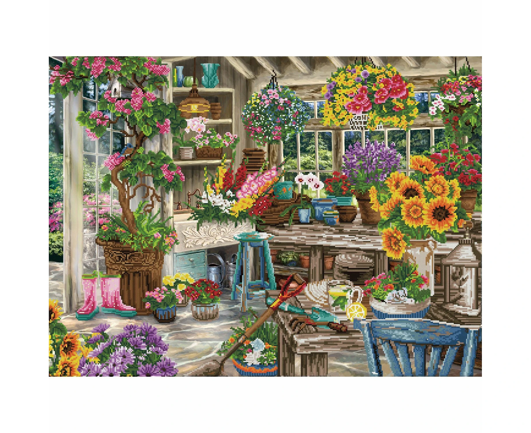 Diamond Dotz - Gardener's Paradise (Dona Gelsinger) - 74 x 100cm