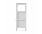 Panelled Storage Unit, White - Anko