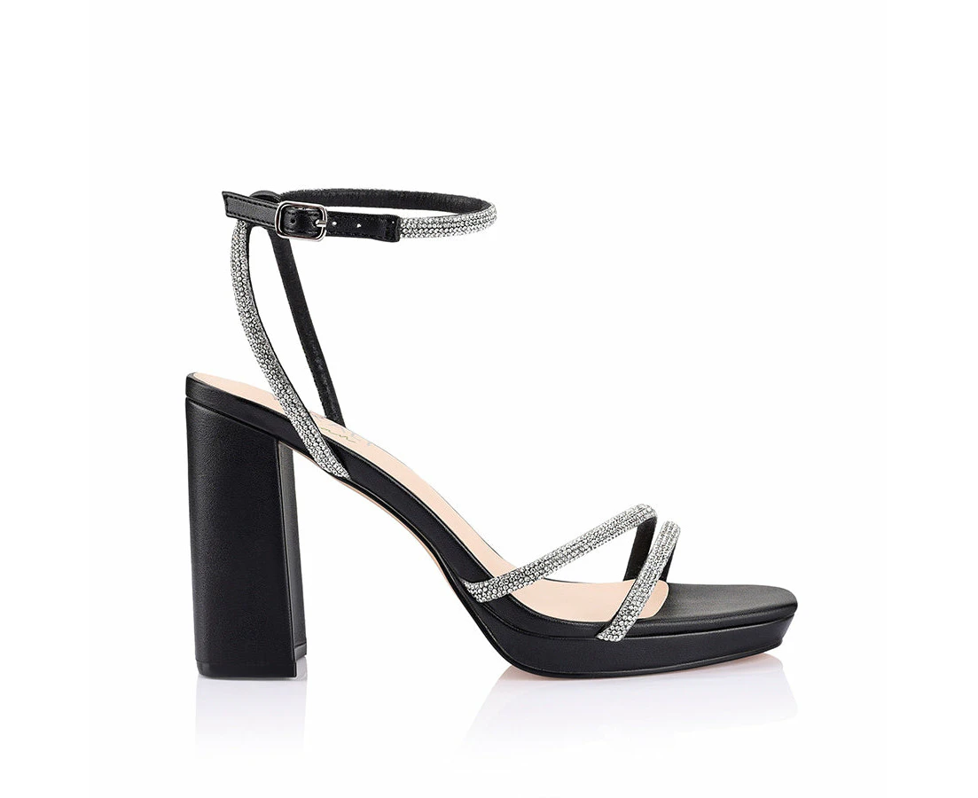 Lauren Platform Sandals - Black