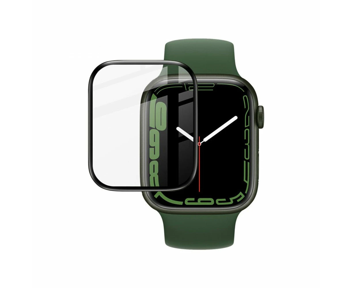 3D Full Cover Tempered Glass Screen Protector for iWatch - iWatch 45MM (Apple Watch Series 7)