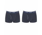 2x Bonds Guyfront Trunks Mens Navy Blue Briefs Boxer Undies Underwear MZVJ Bulk