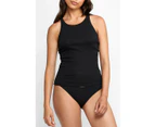 2 Packs Bonds Womens Organic Chesty Singlet Tank Top Underwear Black WTHY