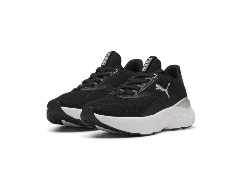 PUMA Softride Mayve Jr Shoe - Black/White - Youth - Kids