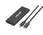 Volans Aluminium M.2 PCIe NVMe SSD to USB-C(Gen2) Enclosure [VL-UCM2-V]