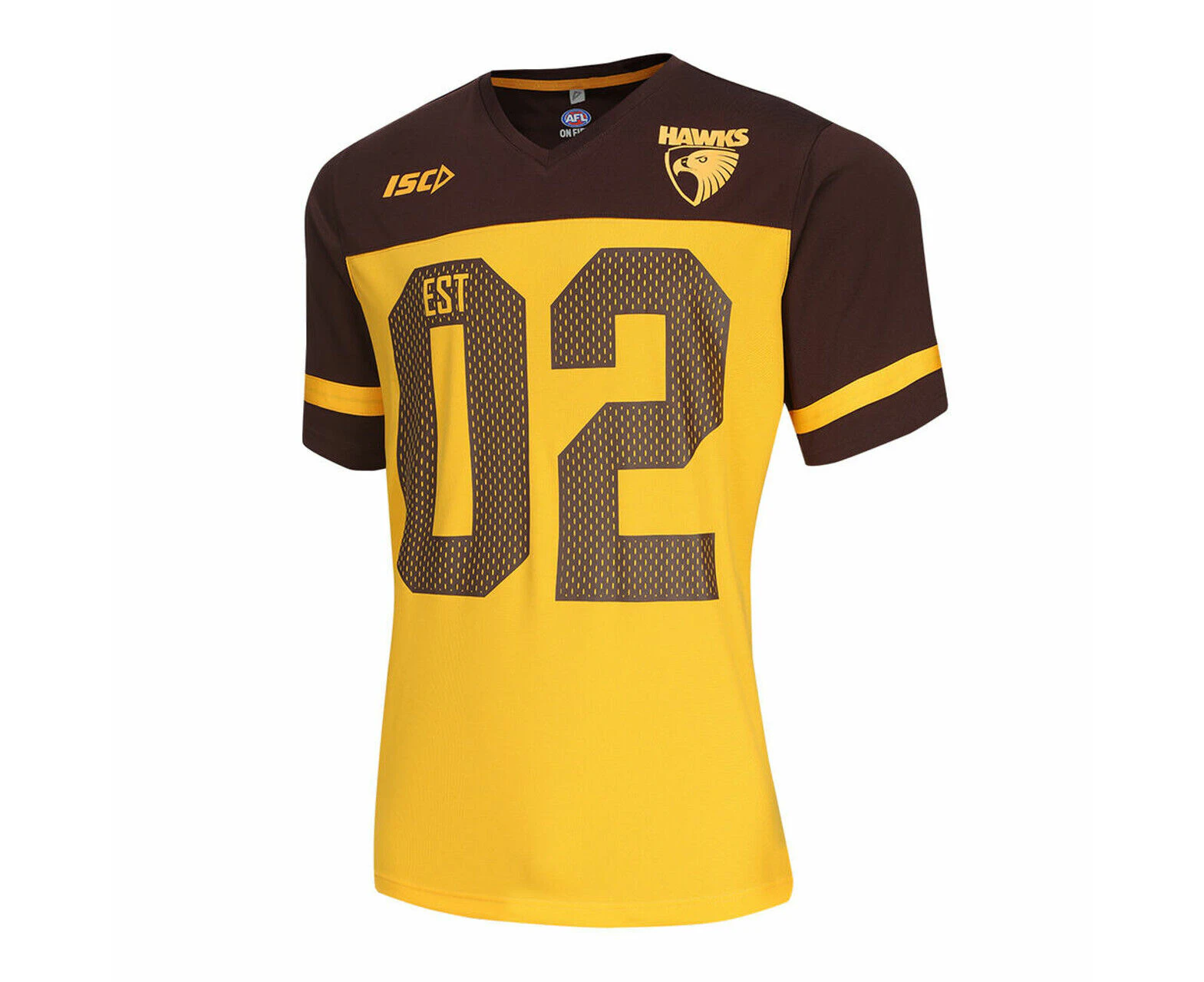 AFL 2024 Grid Iron Jersey - Hawthorn Hawks - Youth - Kids