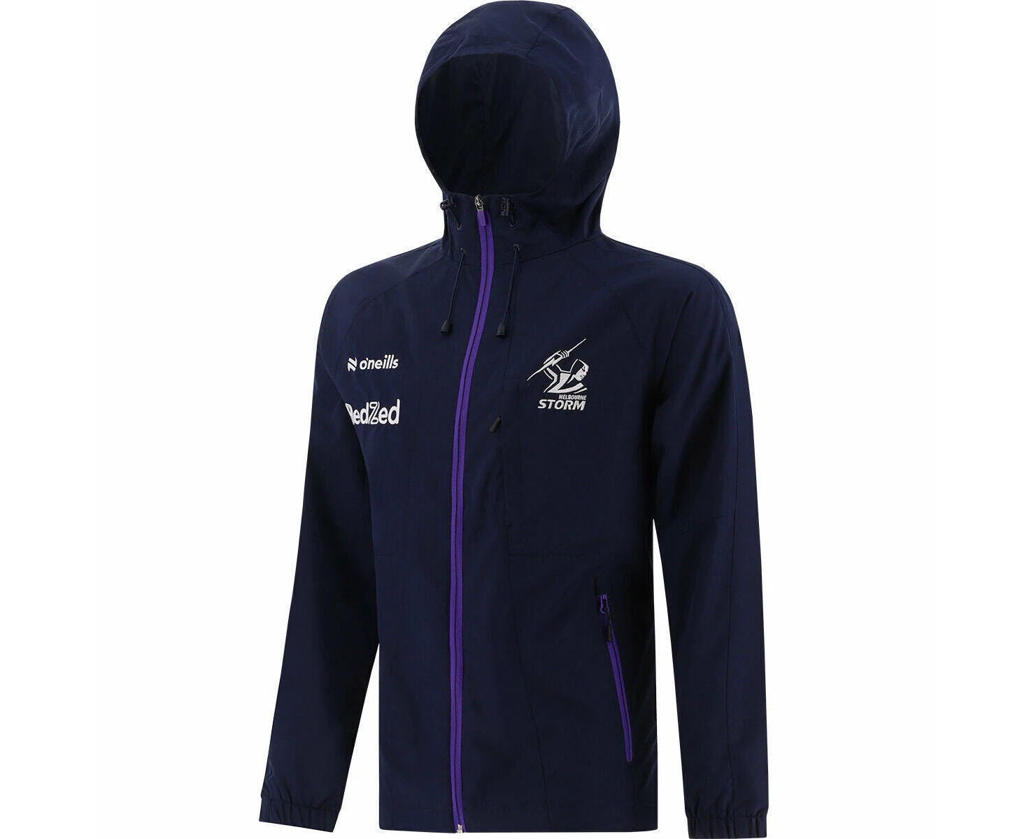 NRL 2024 Franc Woven Jacket - Melbourne Storm - Adult - Mens