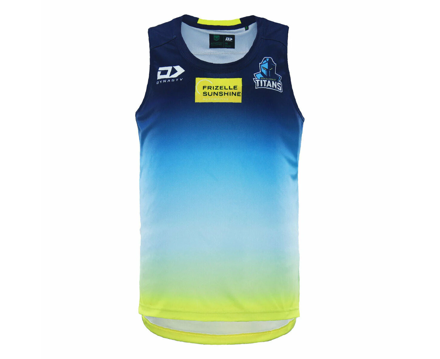 NRL 2024 Coaches Singlet - Gold Coast Titans - Adult - Mens