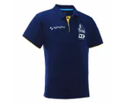 NRL 2023 Media Polo Shirt - Gold Coast Titans - Adult - NAVY - DYNASTY